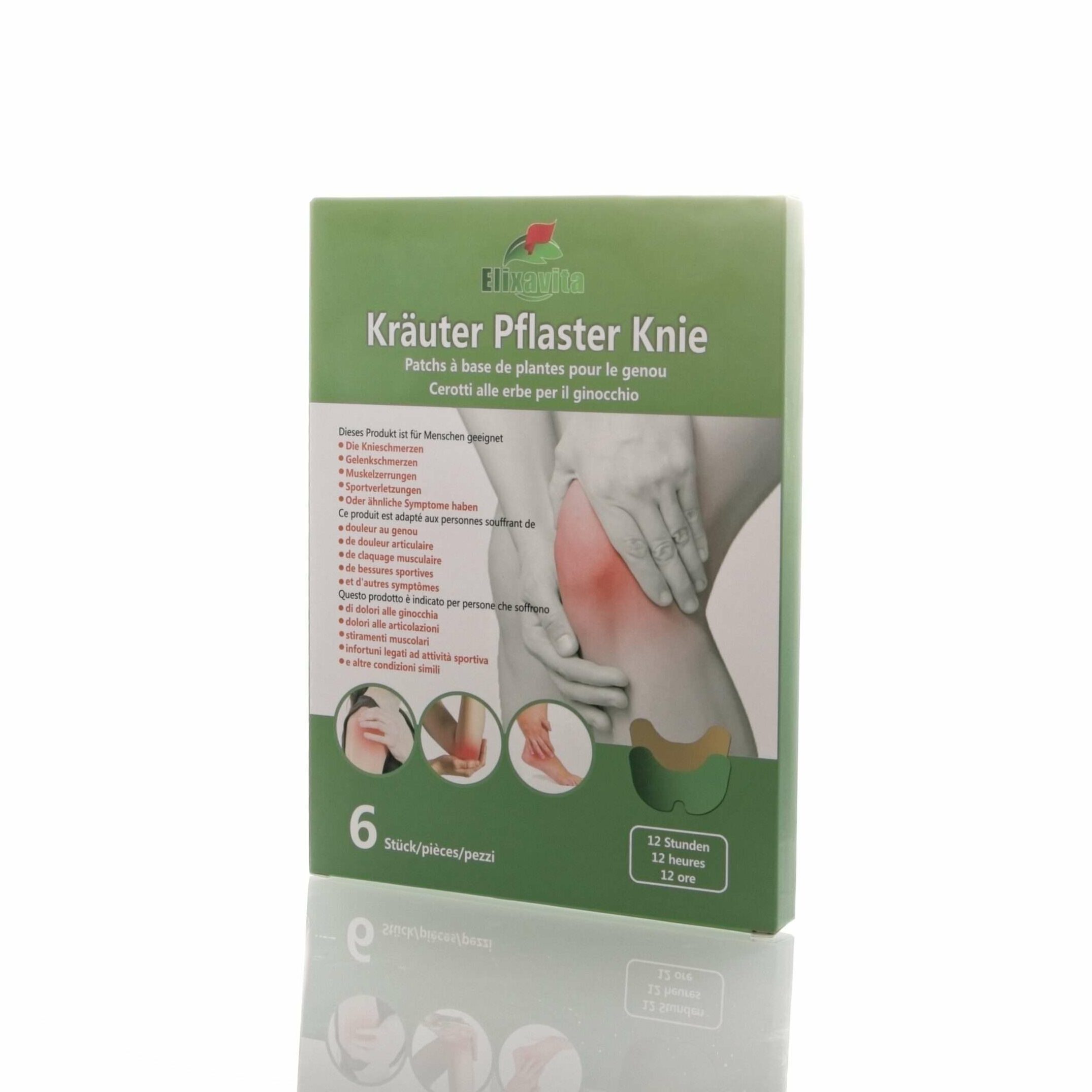 Original Kräuterpflaster Knie - 6 Stk.