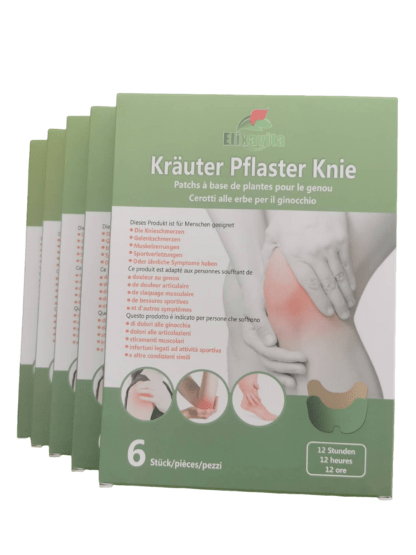 Original Kräuterpflaster Knie - 6 Stk. 5er Vorteilspack